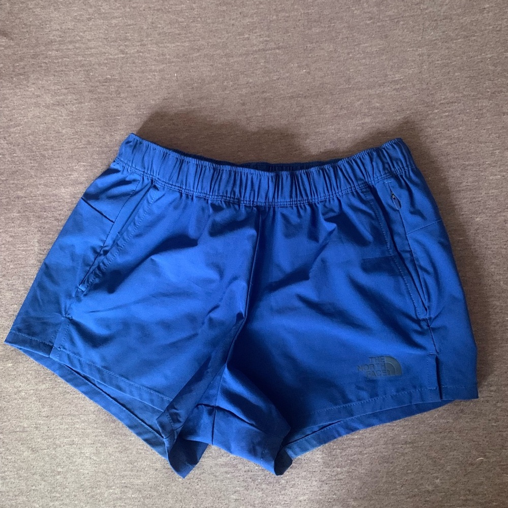The North Face Women's Athletic Blue Shorts (waterproof)